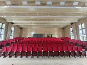 Fabric Theater Furniture Auditorium Seating Movable Church Public Cinema Theater Seats Chair