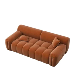 Fabric Upholstered Modular Sectional Sofa Hotel Lobby Reception Commercial Lounge Customizable Soft Padded Hotel Sofa