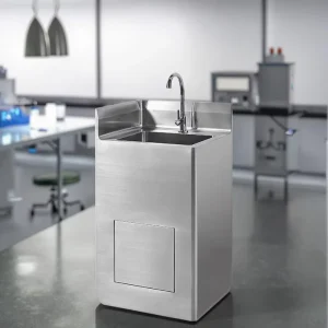 Fabrication Sheet Metal Stainless Steel Laboratory Furniture Medical Cabinet with Sink