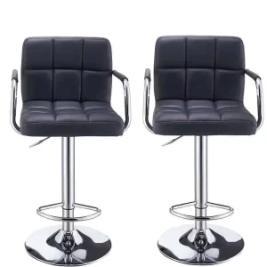 Factory Bar Stools and Restaurant Chair Sets Kitchen Pu Leather Swivel Bar Stools Bar Chair