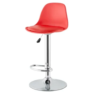 Factory Bar Stools and Restaurant Chairs Kitchen PP Leather Swivel Bar Stools Bar Chairs