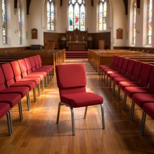 Factory Church Chair Interlock Auditorium Theater Chairs Padded Stackable Customized Metal Church Chairs Price