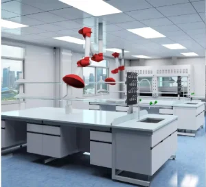 Factory Classroom Laboratory Furniture Bench Tops Lab Table Customized Modern Lab Equipment for School Stainless Steel 1 Set