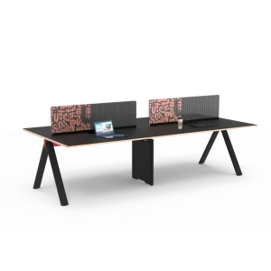 Factory Custom Easy Assembly work desk DesktopSturdy Construction workstation desk for office desk modern office furniture