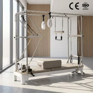 Factory Custom Heavy Duty Aluminum Cadillac Pilates Reformer Body Shaping Machine for Home Studio Physio Rehab