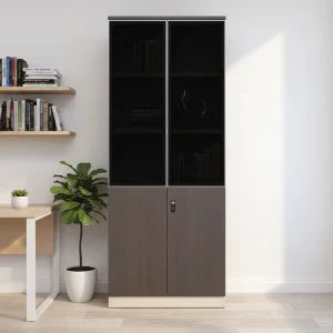 Factory Custom Modern Luxury Solid Wood Bookshelf Rectangle Shape Office Display Shelf Bookcase for Living Room