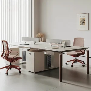 Factory Custom Multi Person Workstation Wooden Modern Executive Office Desk Luxury Modern Office Desk Staff Office Desk