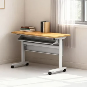 Factory Custom Multifunction Flip Top Training Table Foldable Desk for School Office and Conference