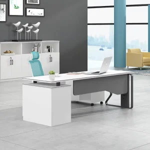 Factory Customization Modern Design White Office Desk 4-6 Seater Staff Cubicle Office Workstation