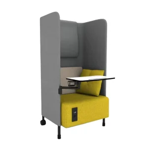 Factory Customized Office Fabric Sofa Set Modular Public Waiting Leisure Area High Back Single Sofa