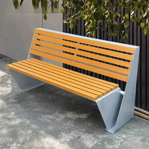 Factory Customized Outdoor Aluminum Patio Garden Bench Modern Durable 4 Seater Seating for Park & Courtyard