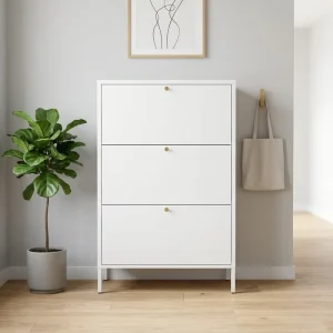 Factory Customized Shoes Racks Room Furniture Shoe Cabinet with High Feet High Quality Steel Cabinet Locker for Home