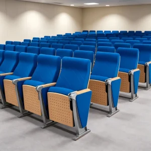 Factory Direct Aluminum Alloy Modern Minimalist Foldable Armrest Auditorium Theater Lecture Hall Classroom