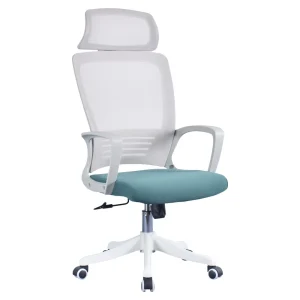 Factory Direct Comfortable Ergonomic Office Chair Mesh Back Desk Computer Office Chair with Headrest