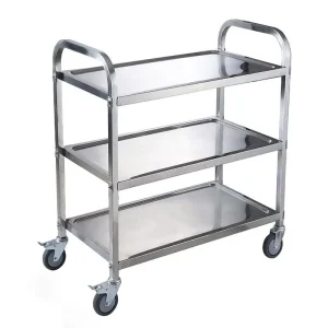 Factory Direct Custom Hotel Restaurant Service Food Cart Stainless Steel Trolley and Carts