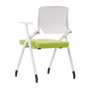 Factory Direct Ergonomic Mesh Training Office Chair Breathable Spine Supporting Foldable Stackable Seat Height Adjustable Modern