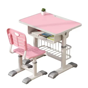 Factory Direct Heavy Duty Ergonomic Customizable Kids Study Desk and Chair Set Modern School Furniture OEM Service