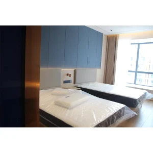 Factory Direct High End Hotel Twin Bedroom Full Set Furniture Custom Modern 5 Star Luxury Wooden Suite