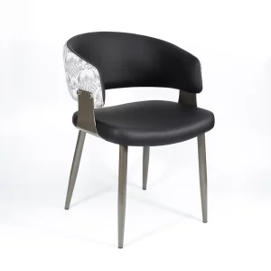 Factory Direct High end New Products PU Soft Chair Commercial Restaurant Coffee Shop Hotel Metal Chair