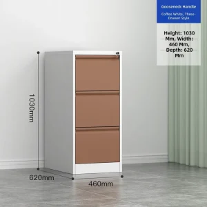 Factory Direct KD Structure 2 3 Drawer Black Metal Filing Cabinet Lockable Vertical Steel File Cabinet for Office