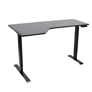 Factory Direct L Shaped Electric Standing Desk Corner Height Adjustable Workstation OEM ODM Supply Compute Desk