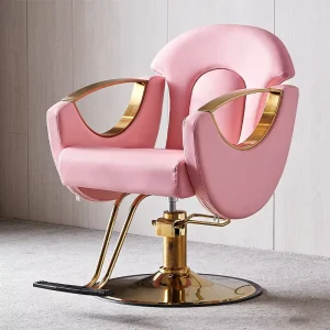 Factory Direct Luxury All Purpose Gold Reclining Hydraulic Barber Chair Hair Beauty Salon Barber Chair for Sale
