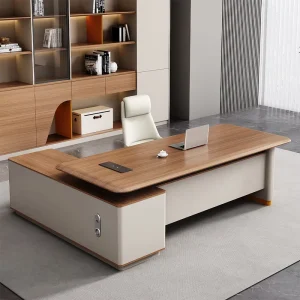 Factory Direct Luxury Modern Wooden Boss Desk Manager Office Table Design Desk Office Working Table Modern Office Desk