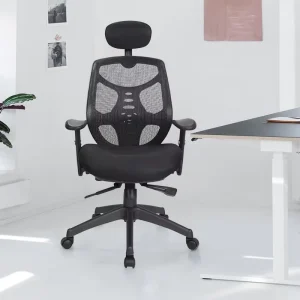 Factory Direct Mesh High Back Wide Lumbar Support Office Chairs for Heavy People