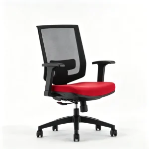 Factory Direct Mid Backrest Mesh Adaptive Elastic Lumbar Pillow Office Chair for Worker Chair