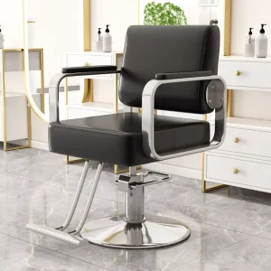 Factory Direct Modern Design High Quality Durable Easy Cleaning Barber Shop Exclusive Adjustable Barber Chair