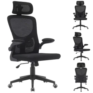 Factory Direct Modern Ergonomic Mesh Office Chair Adjustable Height Swivel Lumbar Support Plastic Base for Home Office
