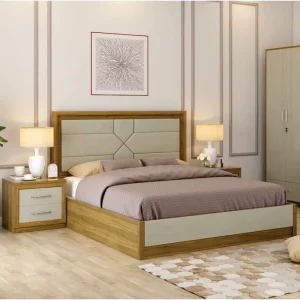 Factory Direct Modern Luxury Wooden Home Apartment Bed Bedroom Set Furniture