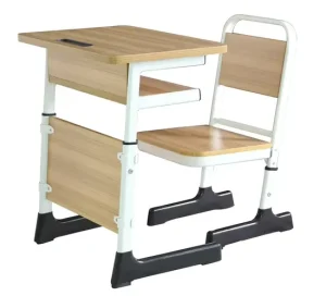 Factory Direct Modern Metal School Furniture Durable Classroom Desk Chair Set Custom Size for Students Kids Study Use