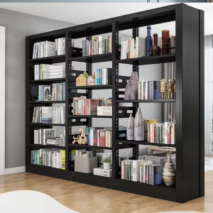 Factory Direct Modern School Furniture Library Equipment Steel Bookcase