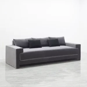 Factory Direct Modern Solid Wood Hotel Lobby Sofa 2 Seater Upholstered Couch for Hotel Guest Rooms Bedroom Villa Apartment