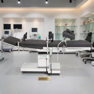 Factory Direct Multifunctional Electric Surgical Table T-shape Base Electric Kidney Bridge Operating Bed with 3 Memory Positions