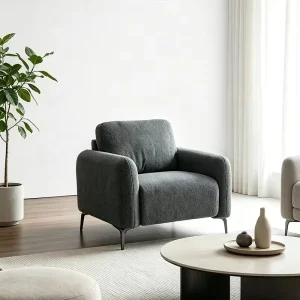 Factory Direct One Seat Velvet Modern Commercial Sofa Suitable for Living Rooms Hospitals Offices Public Areas Projects