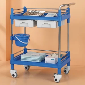 Factory Direct Price Custom Sizes Available Medical Trolleys for Hospital Wards Equipped with Silent Universal Casters