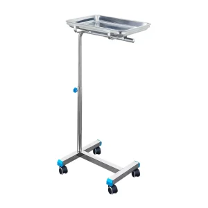 Factory Direct Price Height Adjustable 201 Stainless Steel Medical Trolley Hospital Furniture for Operating Room Ward
