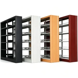 Factory Direct Price Stainless Steel Bookshelf Easy Clean Metal Open Book Cabinet For Public Reading Room And School