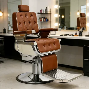 Factory Direct Professional Salon Furniture Hydraulic Adjustable Headrest Hair Barber Chair Old Style Saloon Chairs for Men