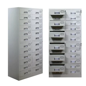 Factory Direct Sale Impact-resistant Fireproof Metal Filing Cabinet with Multi-layer Drawer