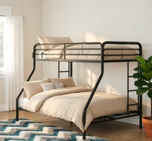 Factory Direct Sale Metal Bunk Bed Twin Over Twin Bed Optional Triple Bunk Bed Configuration Durable and Stylish for Schools