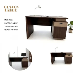 Factory Direct Sale Modern Office Furniture Staff Desk Computer Desk Work Table Workstation Wooden Computer Desk