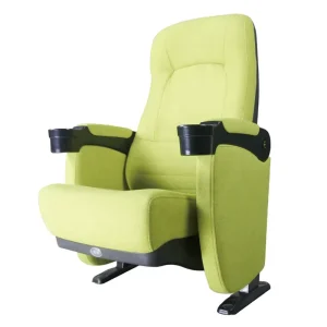 Factory Direct Sale Theater Furniture Folding Fabric VIP Cinema Movie Chair Lecture Hall Armchair