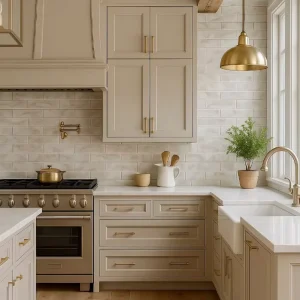 Factory Direct Sale of Custom made Modern Solid Wood Modular Kitchen Cabinets Eco Friendly with Hinge for Apartment Hospital Use