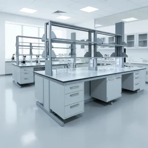 Factory Direct Sales Chemical Resistant Laboratory Workbench With Physics Work Table Bench Lab Furniture