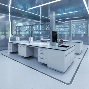 Factory Direct Sales Chemical Resistant Laboratory Workbench with Physics Work Table Bench Lab Furniture