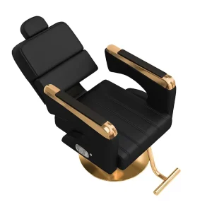 Factory Direct Sales Custom Durable Reclining Beauty Salon Barber Chair Heavy Duty Hydraulic 360 Degree Rotation Ergonomic