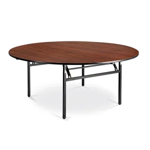 Factory Direct Sales of Foldable High Quality Particleboard Commercial Hotel Banquet Furniture Round Hotel Dining Tables